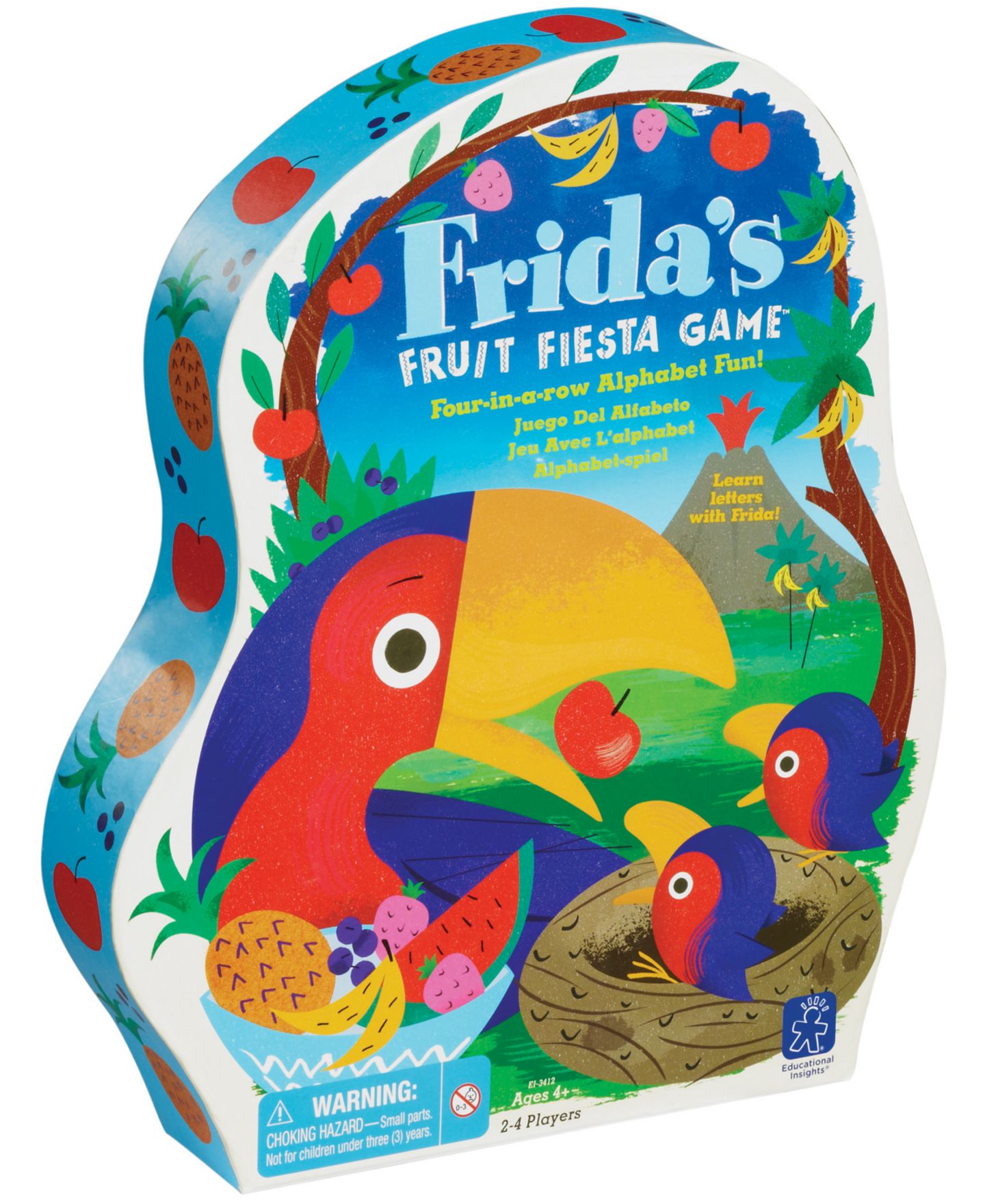 Детская настольная игра Educational Insights Frida's Fruit Fiesta Letter Matching Family Board Game, от 4 лет — фото 6