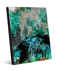 Gonkoro in Green Abstract Acrylic Wall Art Print Collection