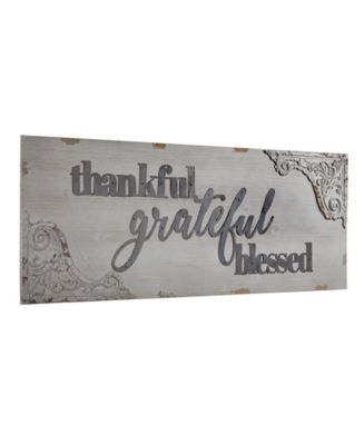 Crystal Art Gallery American Art Decor Vintage-like Thankful Grateful ...