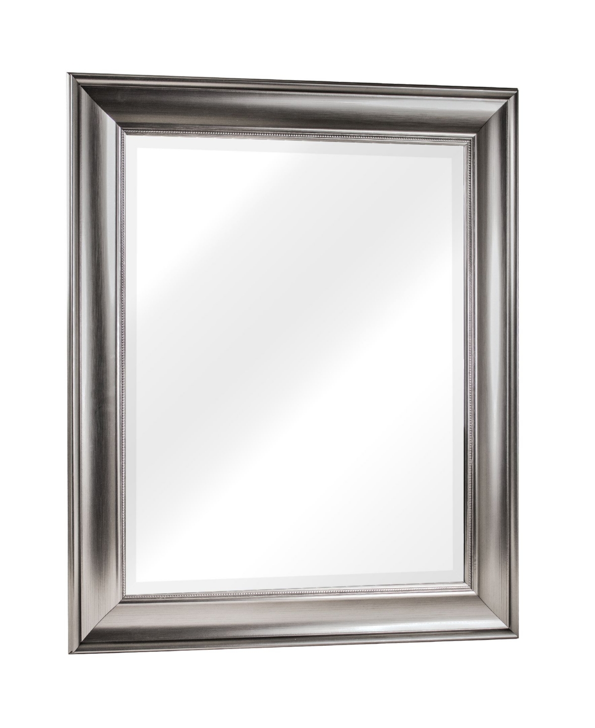 American Art Decor Clarence Silver Wall Vanity Mirror - Silver-Tone