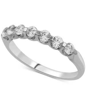 image of Diamond Knife-Edge Band (1/2 ct. t.w.) in 14k White Gold