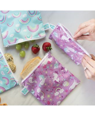 Baby Boys Printed Travel Snack Bag Set, Pack of 2