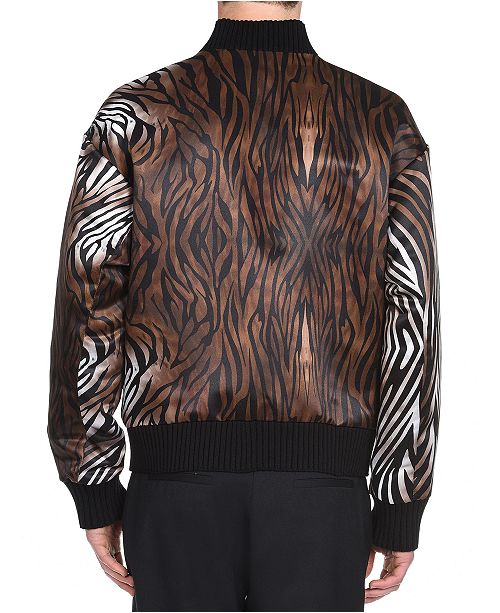 Just Cavalli Men's Zebra-Print Jacket & Reviews - Coats & Jackets - Men ...