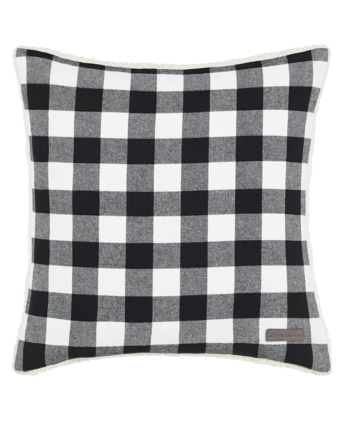 Eddie Bauer Cabin Plaid Cotton Yarn Dyed Flannel Pillow and Throw Set