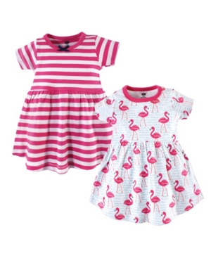 Hudson Baby Toddler Girl Cotton Dress 2-Pack