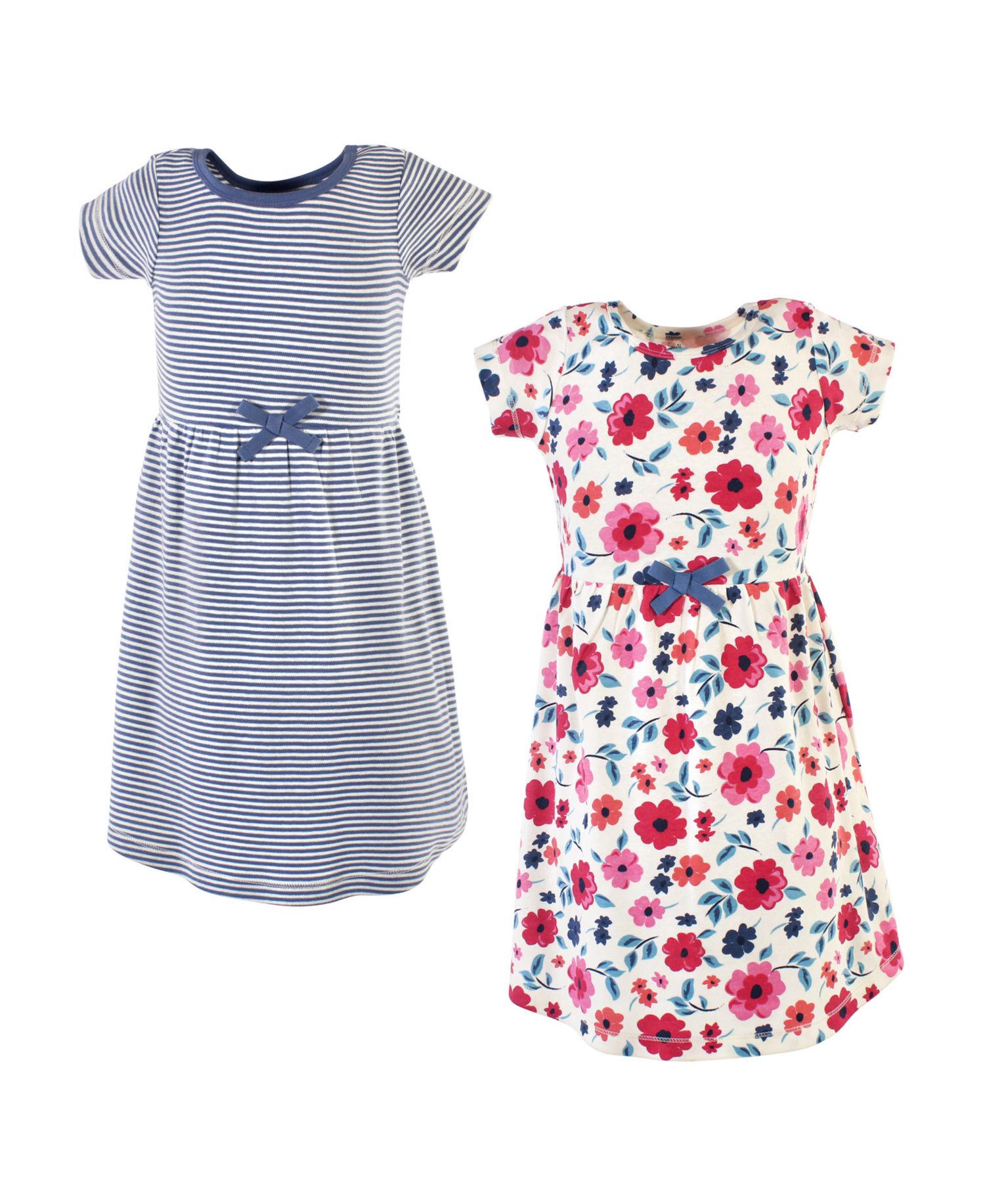 Natural Cotton Dresses Featuring Both Short and Long Sleeves