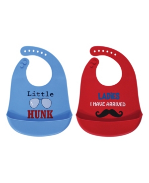 Luvable Friends Water-resistant Silicone Bibs