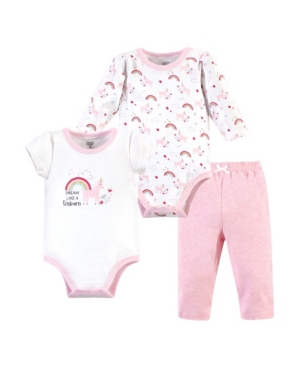 Luvable Friends Baby Girl 2-Bodysuits and Pant