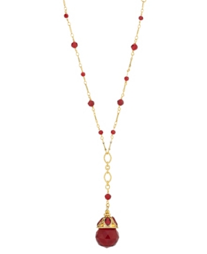 image of 2028 14K Gold Dipped Egg Y Necklace