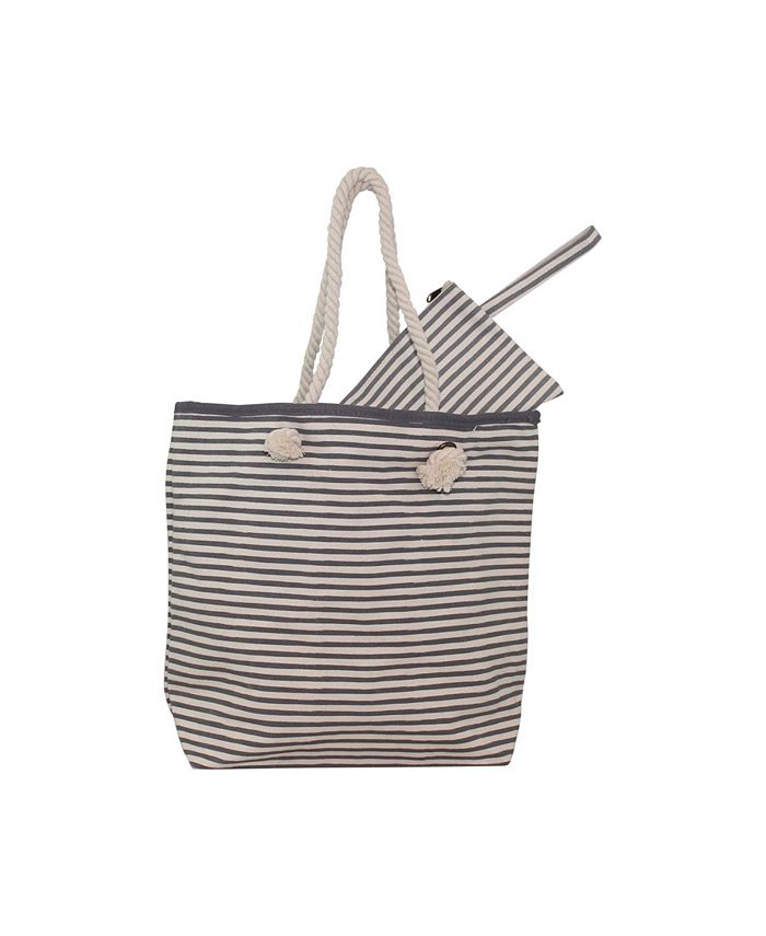 CB Station Knotted Rope Tote Stripes - Macy's