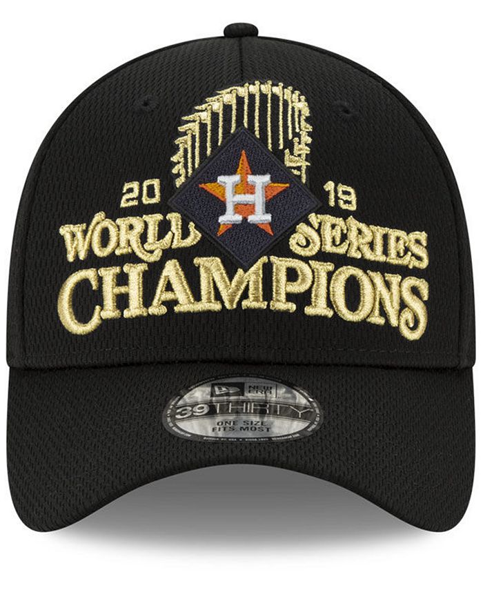 New Era Big Boys Houston Astros 2019 World Series Locker Room 39THIRTY  Stretch Fitted Cap - Macy's