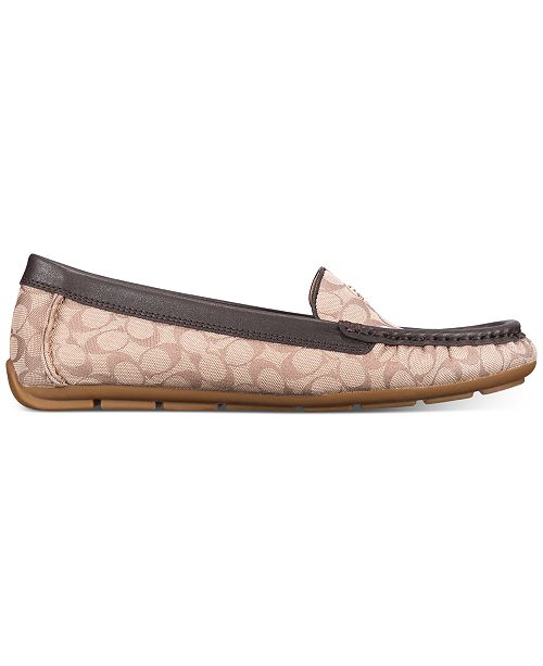 coach marley driver loafers blue