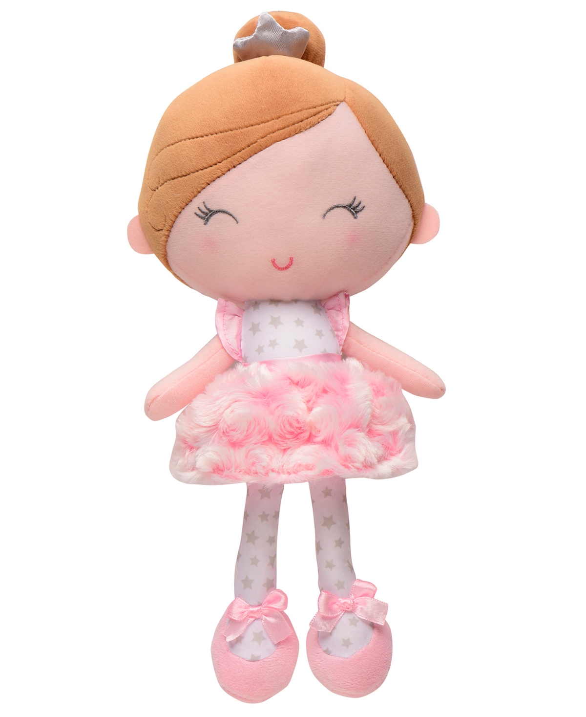 Baby Starters Kids' Baby Girls 11" Plush Snuggle Buddy Baby Doll, Annette In Pink