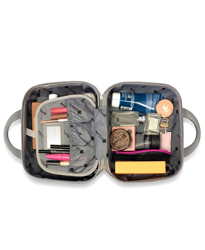 American Sport Plus Varsity 2Piece CarryOn Hardside Cosmetic Luggage