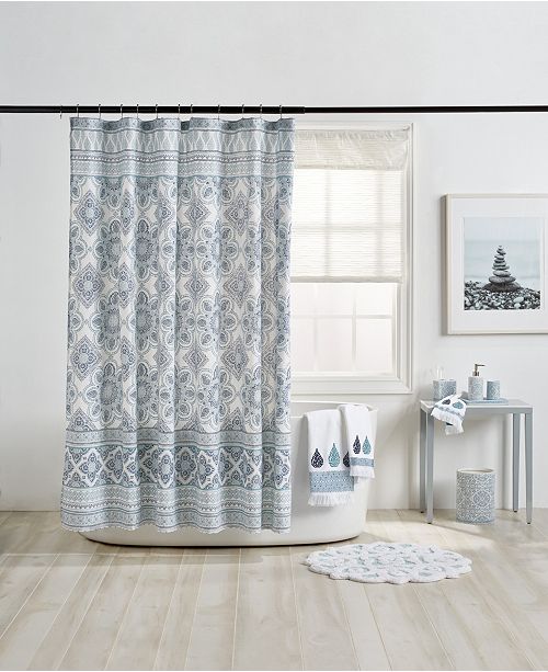 Peri Capri Medallion Shower Curtain Reviews Shower Curtains