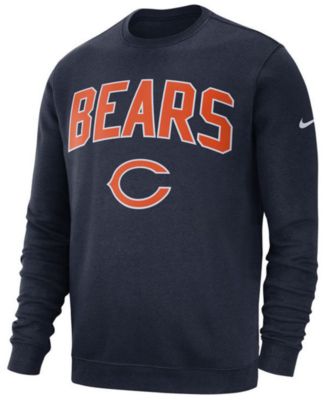 chicago bears fleece sweatshirt
