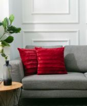 Red Decorative Pillow Throws Macy S