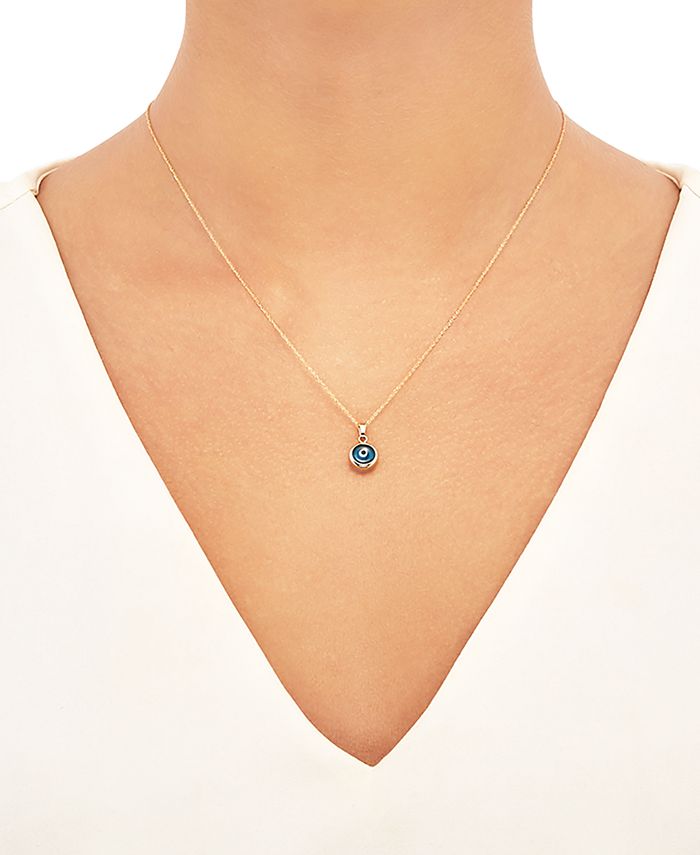 Evil eye necklace macys clearance