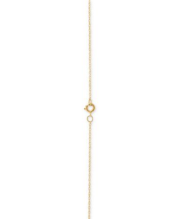 Macy's - Greek Key Circle 18" Pendant Necklace in 10k Gold
