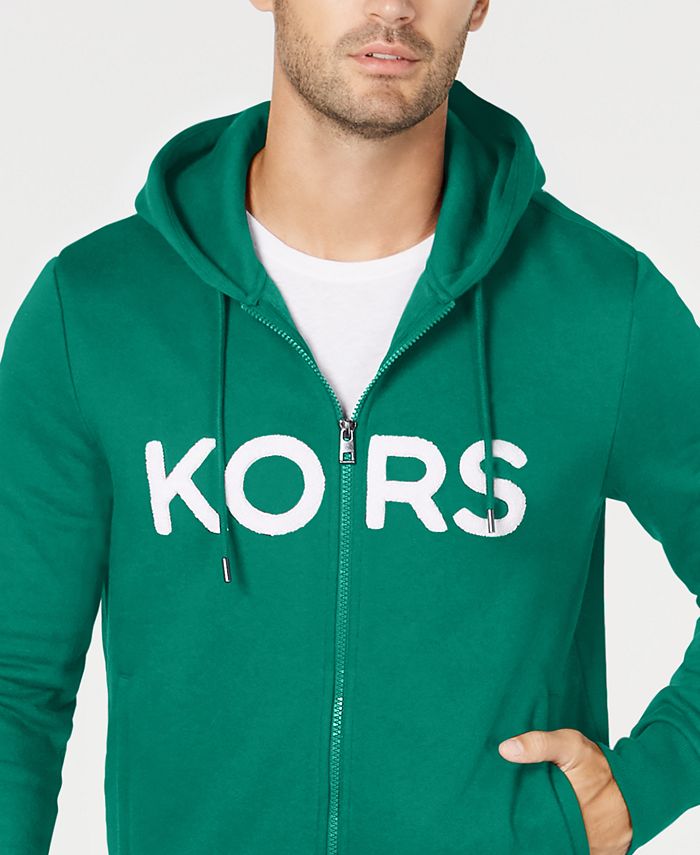 Michael Kors Men's Logo Fleece Full-Zip Hoodie, Created for Macy's &  Reviews - Hoodies & Sweatshirts - Men - Macy's