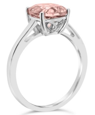 Citrine (1-7/8 ct. t.w.) Ring in Sterling Silver. Also Available in Rose Quartz (2-1/4 ct. t.w.) and Amethyst (1-3/4 ct. t.w.)