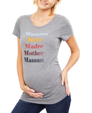 Motherhood Maternity Mamma Mere Madre Mother Maman Graphic Tee