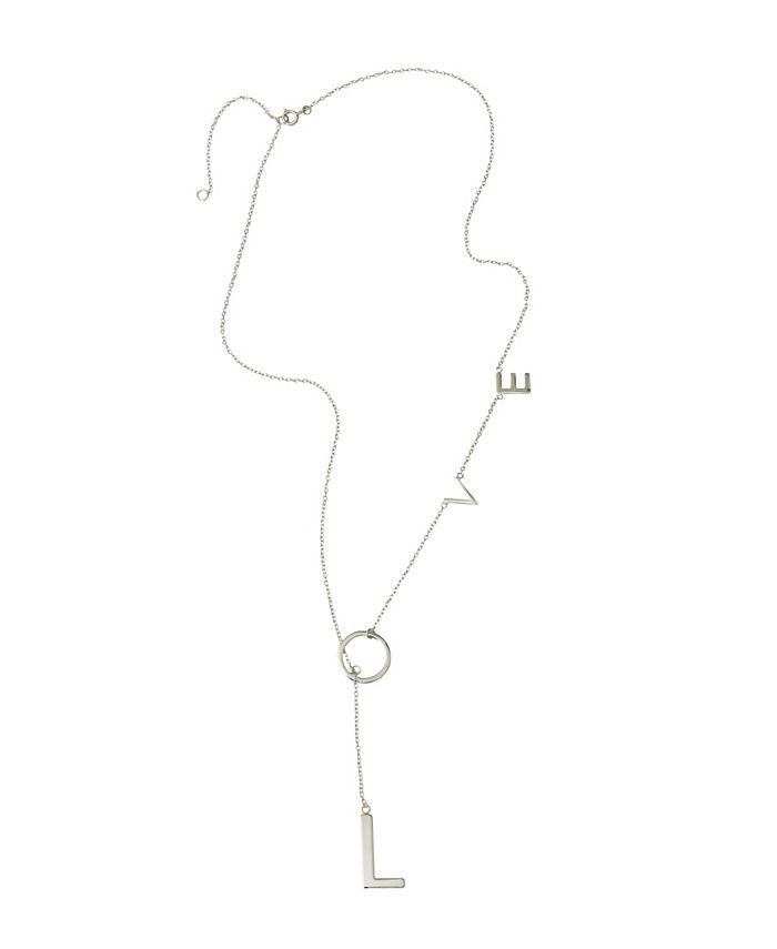 ADORNIA - Love Lariat Necklace