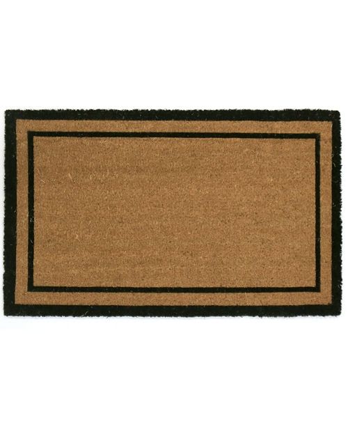 Gardenpath Plain Double Border Coir Door Mat Reviews Home Macy S