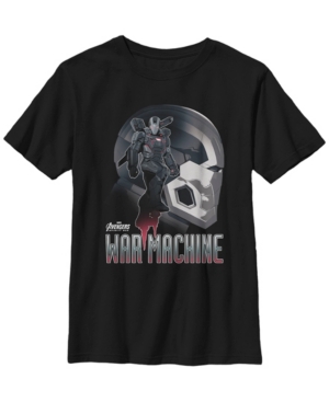 Fifth Sun Marvel Big Boy's Infinity War Machine Head Profile Short Sleeve T-Shirt