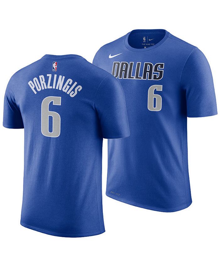 Nike Men's Kristaps Porzingis Dallas Mavericks Icon Player T-Shirt ...
