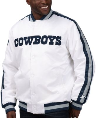 dallas cowboys starter satin jacket