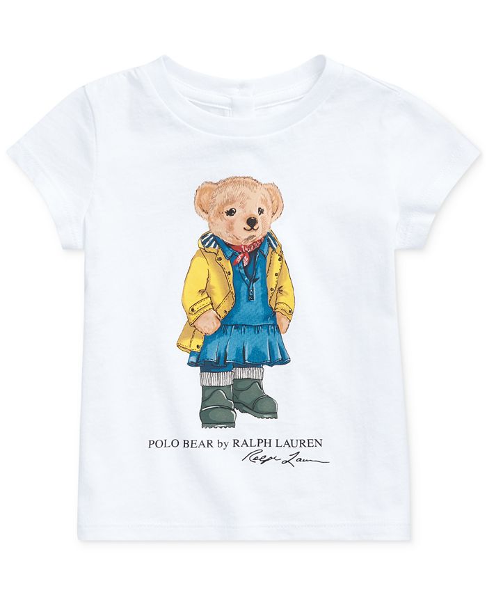 Polo Ralph Lauren Baby Girls Bear T-Shirt & Reviews - Shirts 