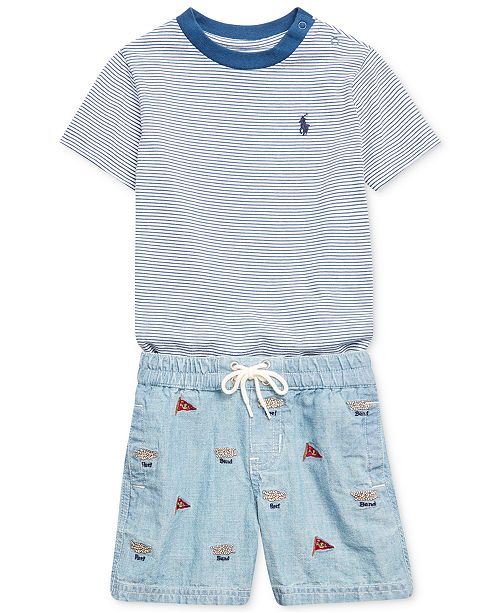 Baby Boys Jersey Short Set