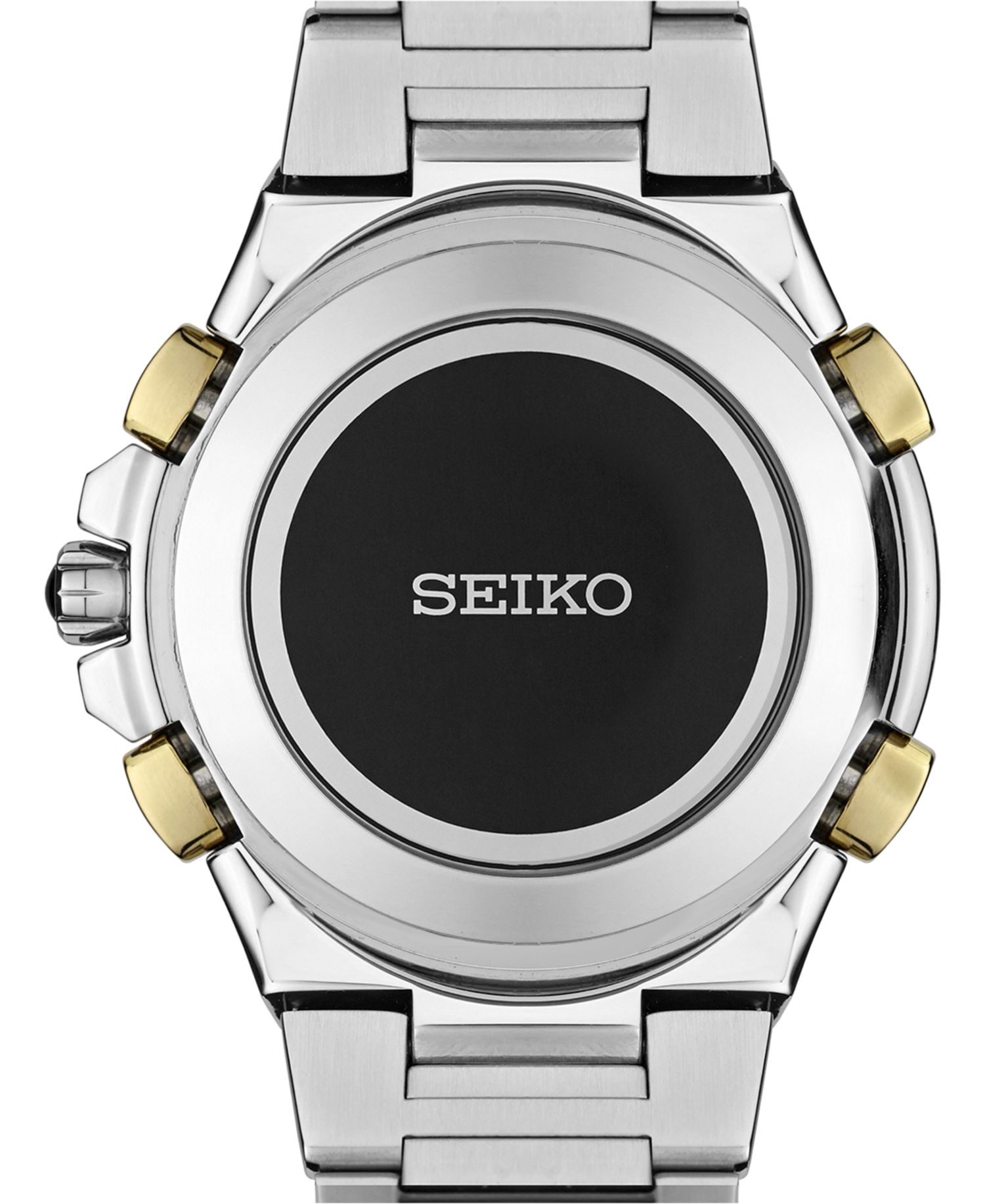 Men's Coutura Radio Sync Solar Chronograph Two-Tone Stainless Steel Bracelet Watch 45mm SSG010
