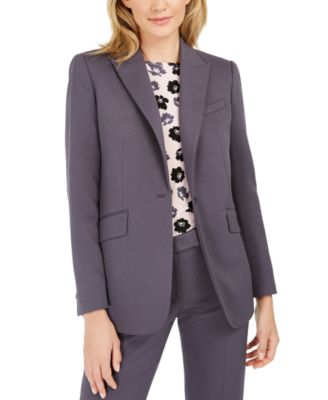 Anne Klein One-Button Blazer - Macy's