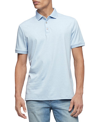 Calvin Klein Men's Liquid Touch Cotton Polo Shirt - Macy's