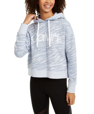 calvin klein performance logo hoodie