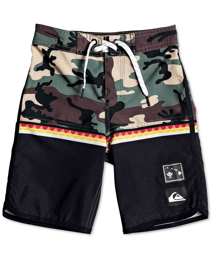 Quiksilver Toddler & Little Boys CamoPrint Swim Trunks Macy's