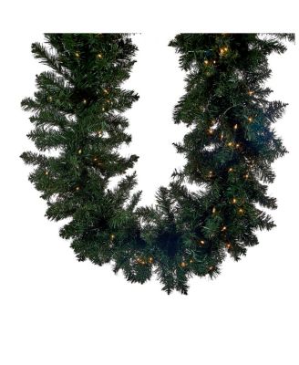 Kurt Adler - 9-Foot x 18-Inch Pre-Lit Vanderbilt Garland