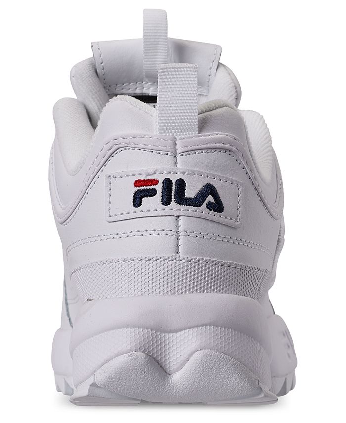 Fila Women's Disruptor II Premium Embroidery Casual Athletic Sneakers ...
