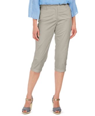 macy's white capri pants