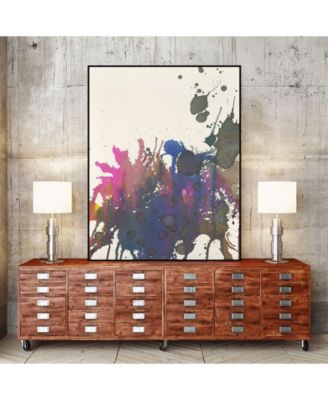 Giant Art 24" x 18" Exuberant Splotch Art Block Framed Canvas