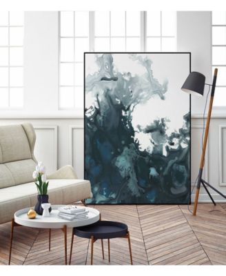 Giant Art 20" x 16" Tempest II Art Block Framed Canvas