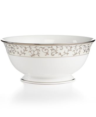 Lenox - Opal Innocence Silver Serving Bowl