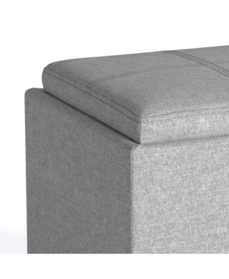 Rockwood Contemporary Square Cube Storage Ottoman