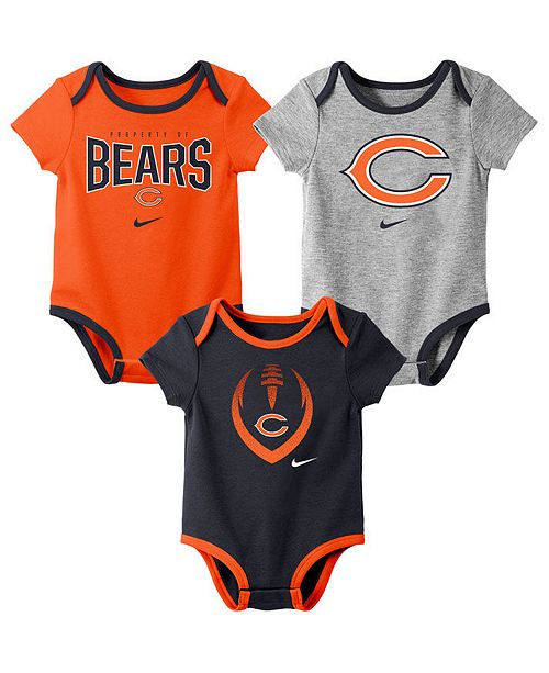Nike Baby Chicago Bears Icon 3 Pack Bodysuit Set Reviews Sports Fan Shop By Lids Men Macy S