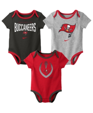 Nike Baby Tampa Bay Buccaneers Icon 3 Pack Bodysuit Set
