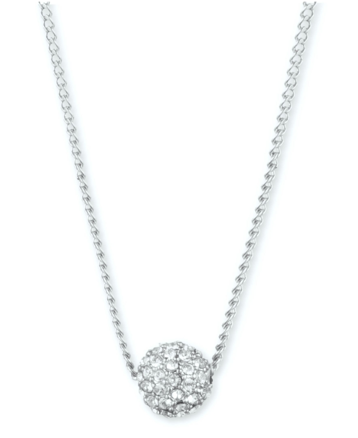 Givenchy Crystal Fireball Pendant Necklace 16 2 extender Rose Gold Smart Closet