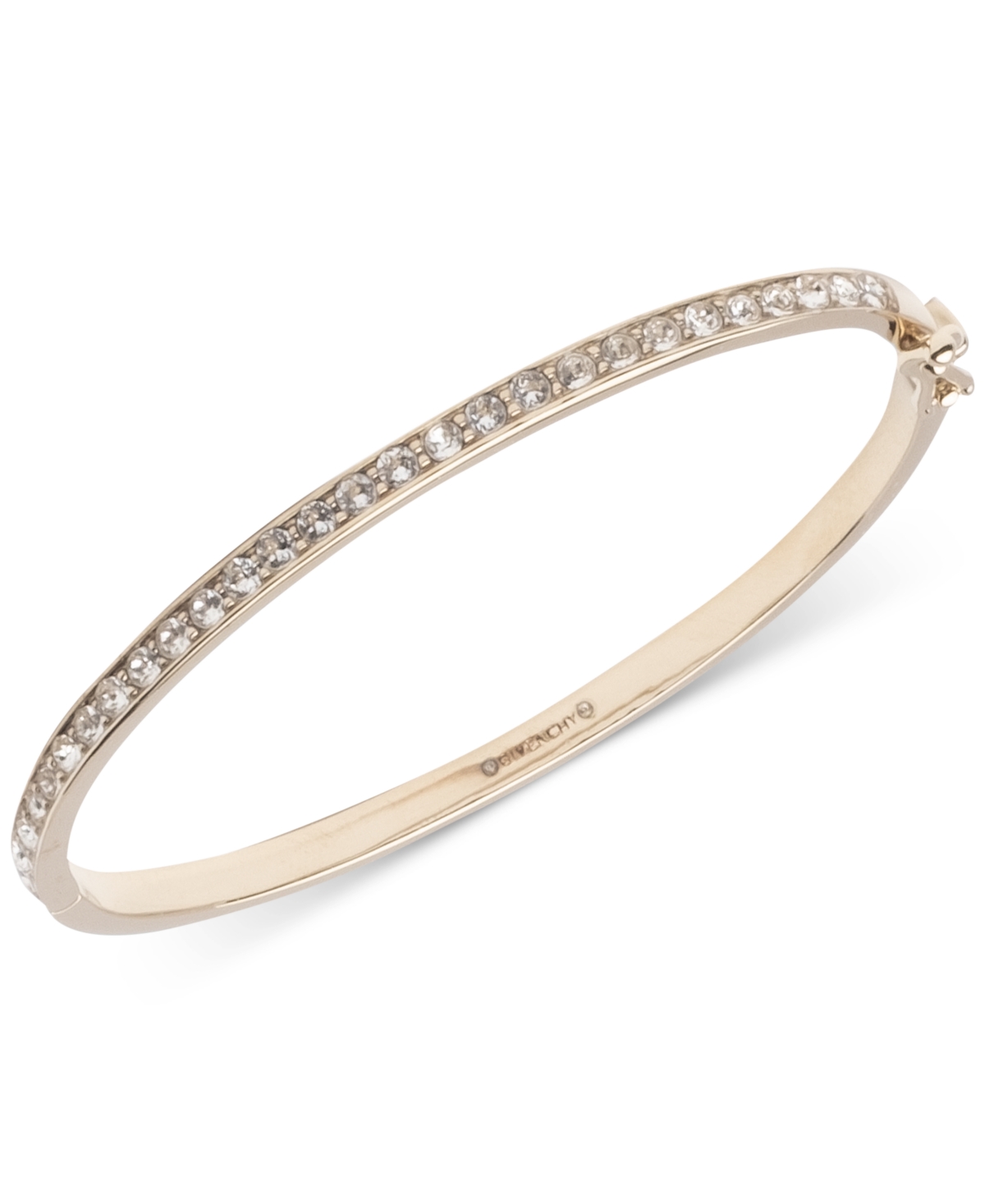 Crystal Element Bangle Bracelet - Gold