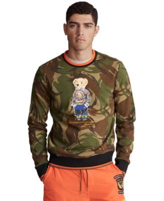 Polo country Ralph factory Lauren camo bear crew sweater